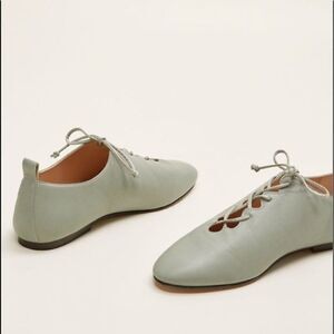 MNG Mango Womens 6 Green Lace Up Shoes
